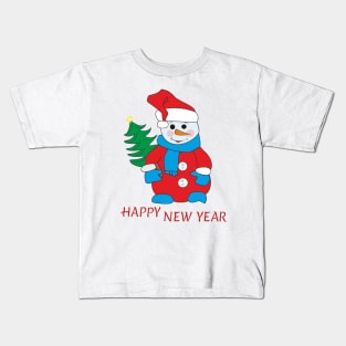 Snowman Kids T-Shirt